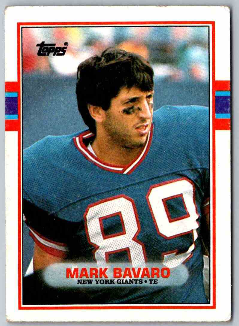 1989 Topps Mark Bavaro