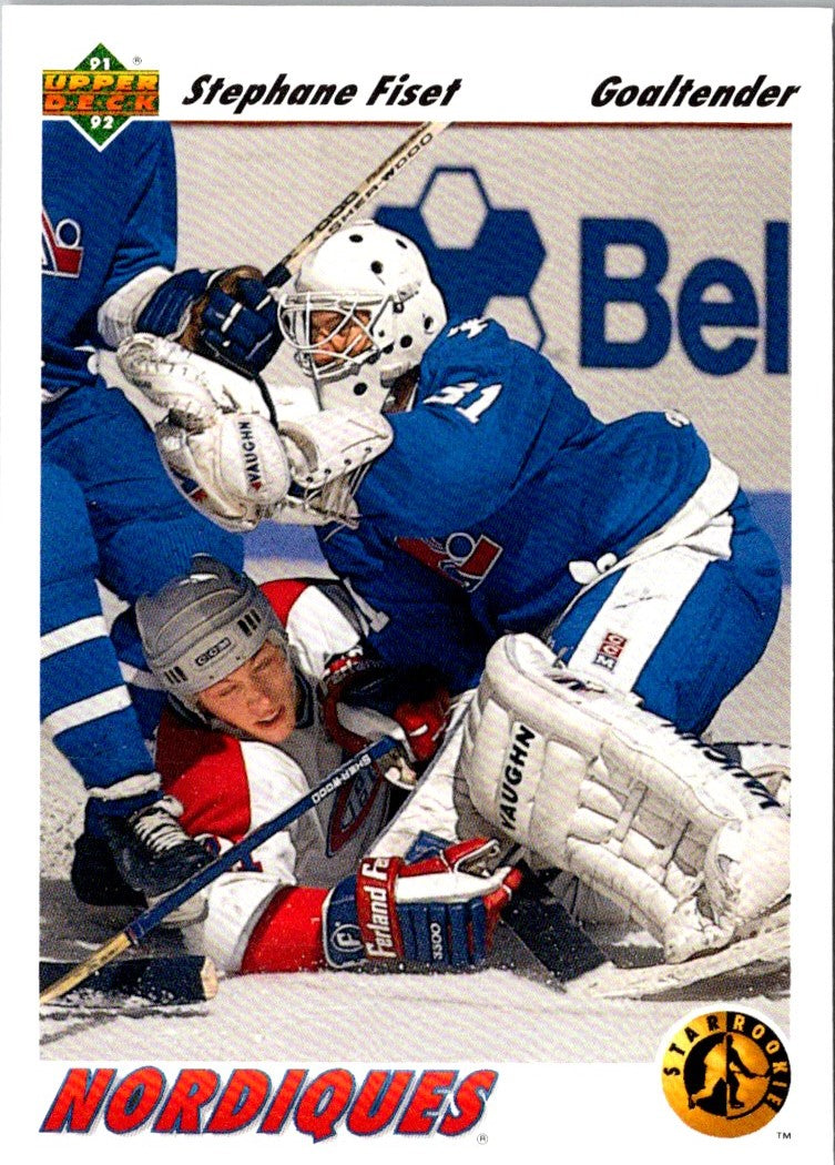 1991 Upper Deck Stephane Fiset