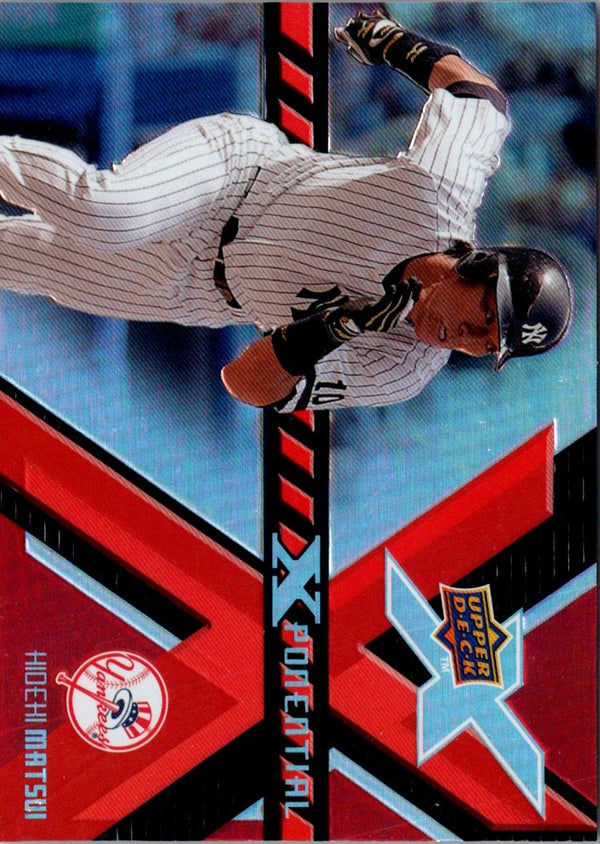 2008 Upper Deck X Xponential Hideki Matsui #X-HM