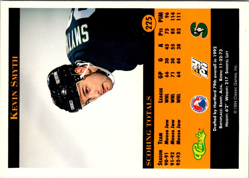 1994 Classic Pro Prospects Kevin Smyth