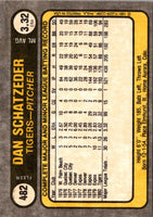 1981 Fleer Dan Schatzeder #482