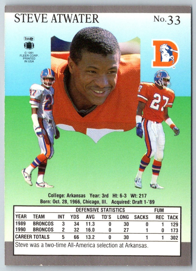 1991 Ultra Steve Atwater