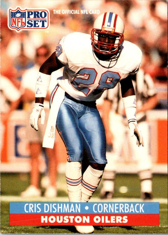 1991 Pro Set Cris Dishman #514 Rookie