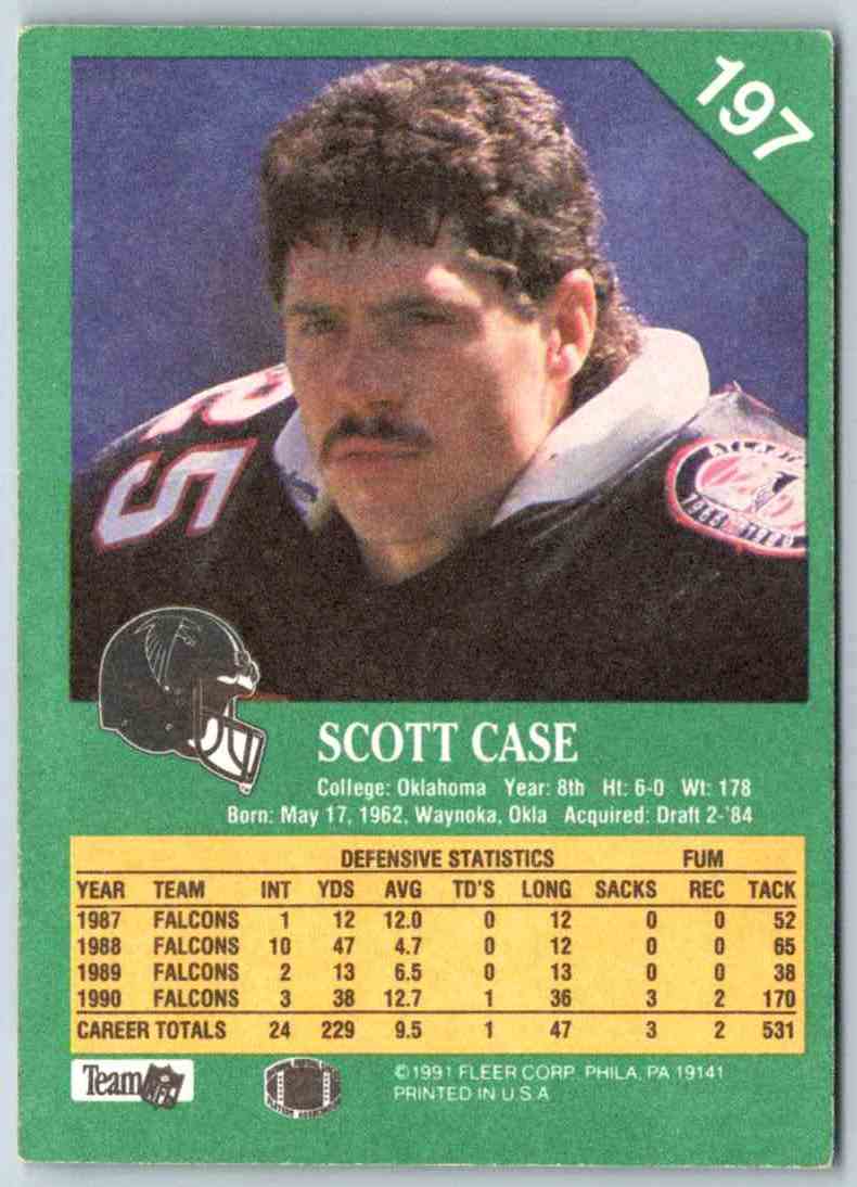 1991 Fleer Ultra Scott Case