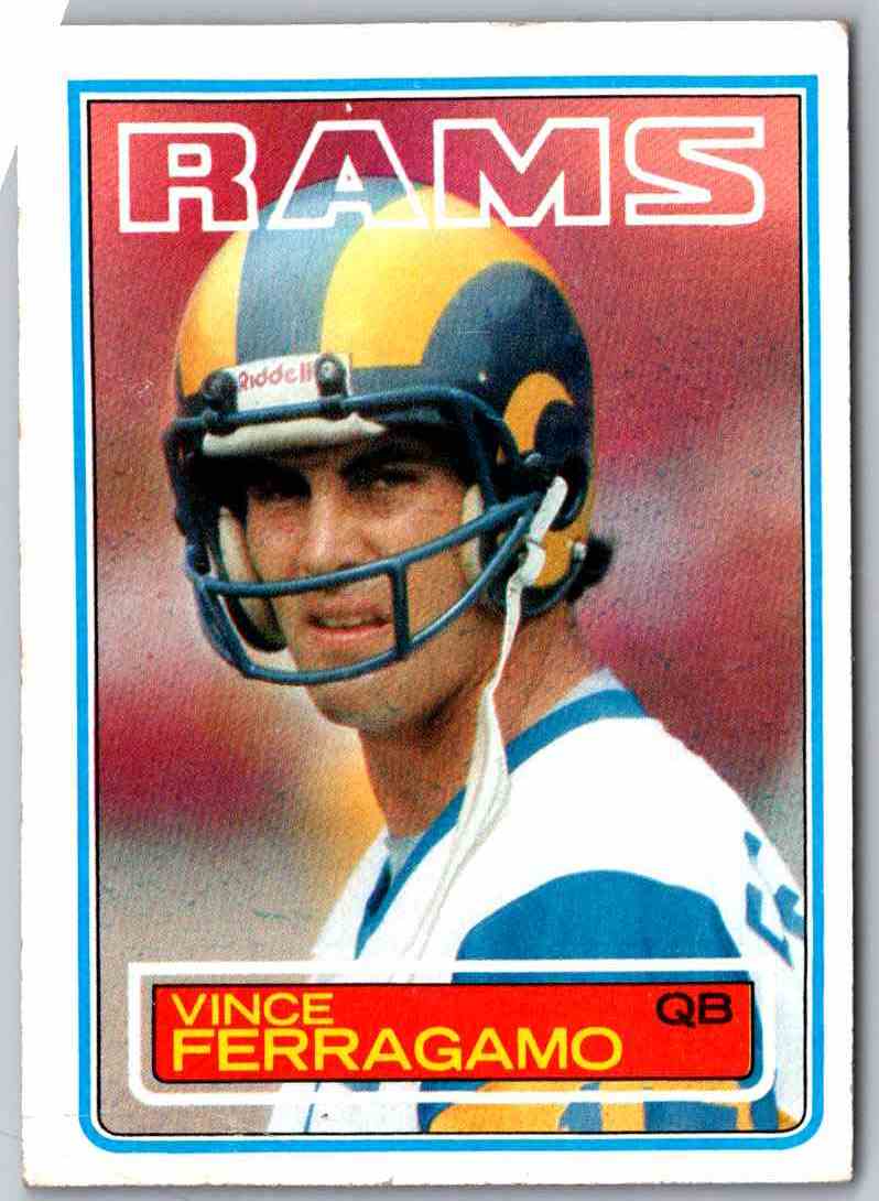 1983 Topps Vince Ferragamo