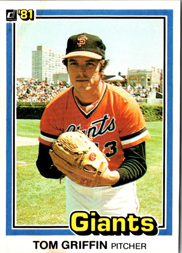 1981 Donruss Tom Griffin