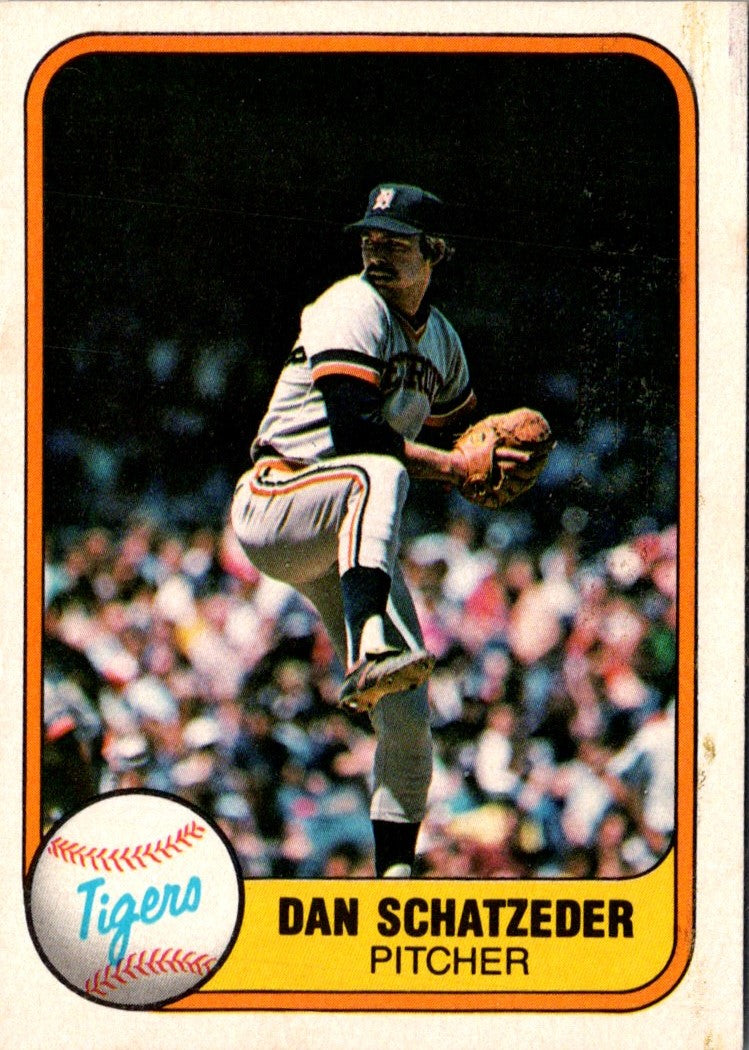 1981 Fleer Dan Schatzeder