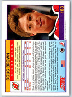 1991 Score American Doug Brown #163