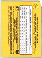 1987 Donruss Jeff Sellers #158 Rookie