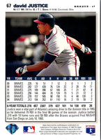 1995 Collector's Choice SE David Justice #67