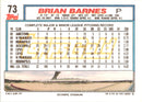 1992 Topps Brian Barnes