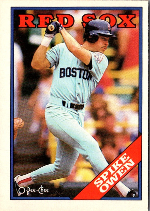 1988 O-Pee-Chee Spike Owen #188