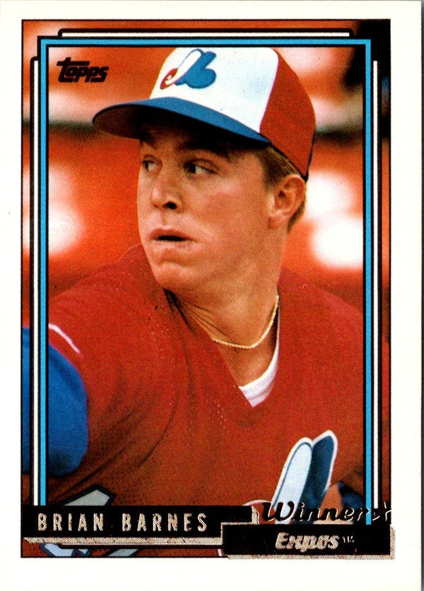 1992 Topps Brian Barnes #73