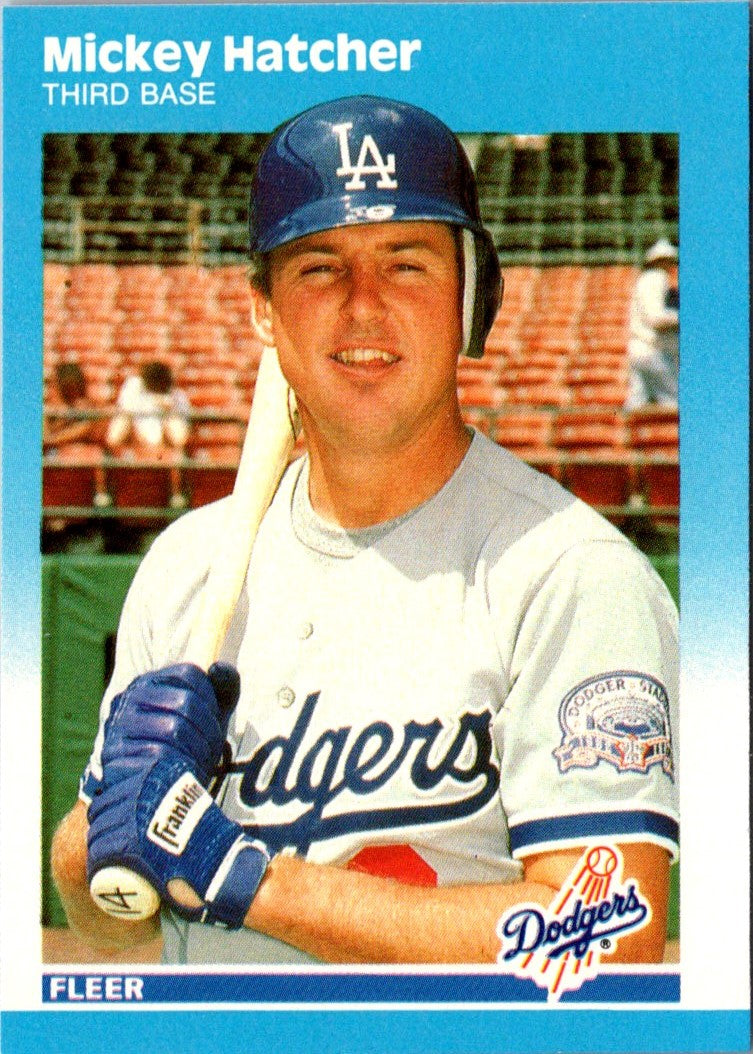 1987 Fleer Update Mickey Hatcher