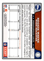 2008 Topps Kickoff Reggie Wayne #8