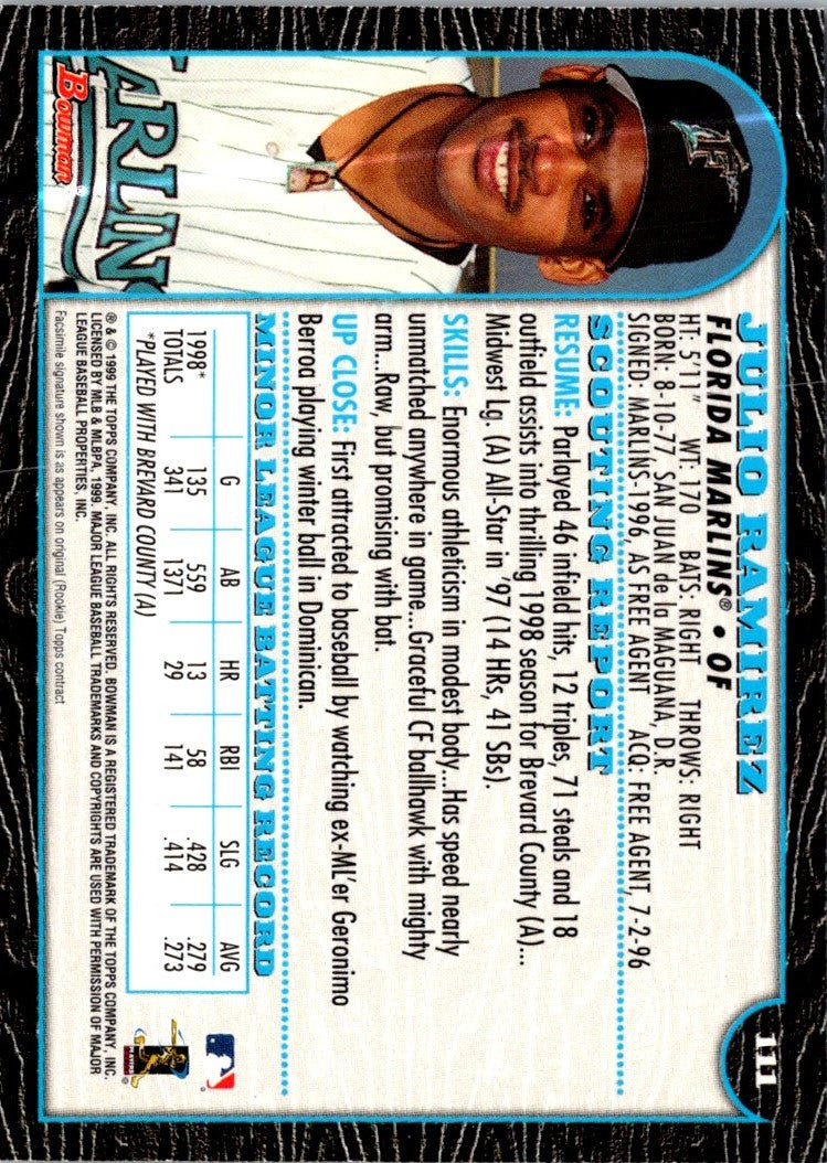 1999 Bowman Julio Ramirez