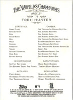 2011 Topps Allen & Ginter Torii Hunter #74