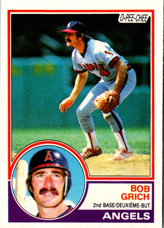 1983 O-Pee-Chee Bobby Grich #381