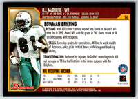 2000 Bowman O.J. McDuffie #34