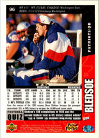 1996 Collector's Choice Drew Bledsoe #96