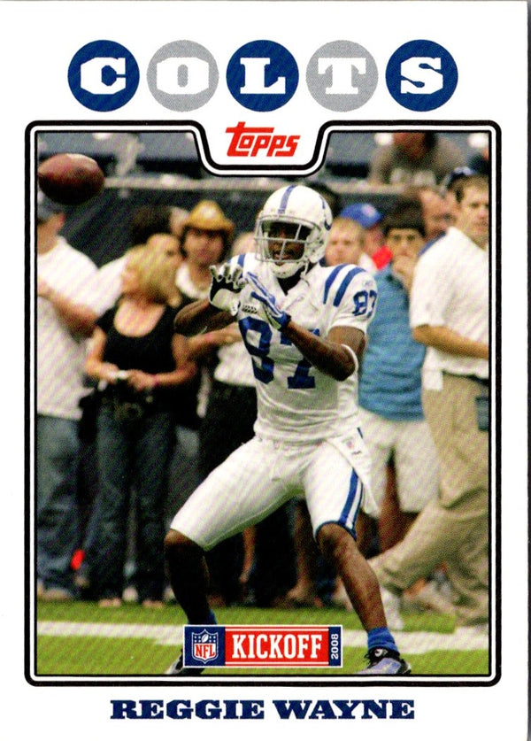 2008 Topps Kickoff Reggie Wayne #8