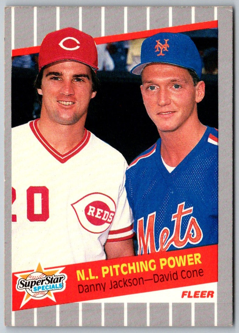 1989 Fleer Danny Jackson/David Cone