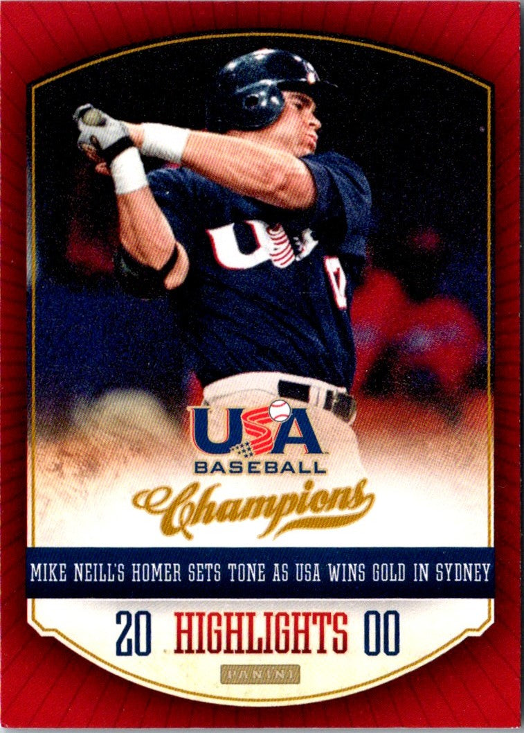 2013 Panini USA Champions Highlights Mike Neill's Homer Sets Tone as