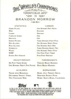 2011 Topps Allen & Ginter Brandon Morrow #73