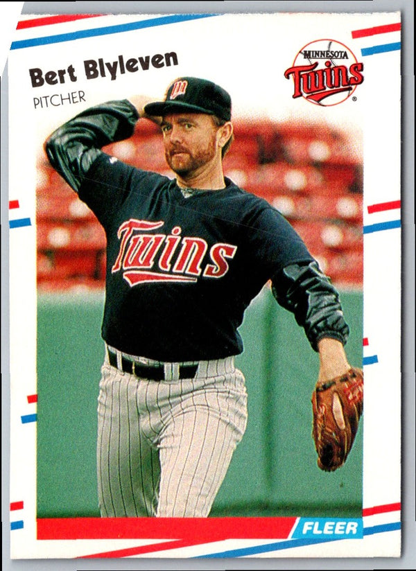 1986 Fleer Star Stickers Bert Blyleven #6