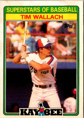 1988 Topps Kay-Bee Superstars of Baseball Tim Wallach #32