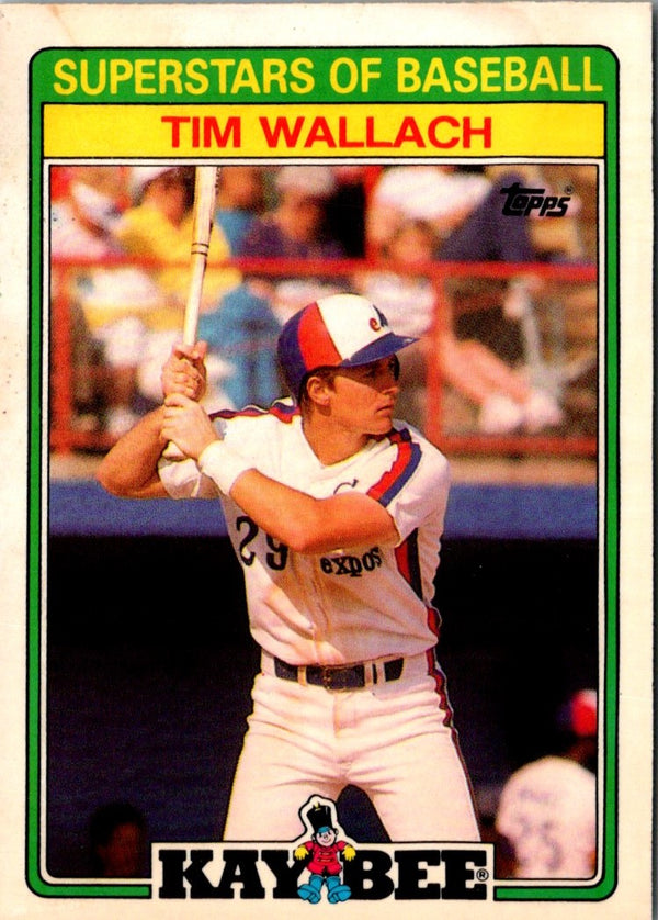 1988 Topps Kay-Bee Superstars of Baseball Tim Wallach #32