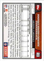 2008 Topps Kickoff Dominique Rodgers-Cromartie #211 Rookie
