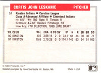 1991 ProCards Tomorrow's Heroes Curt Leskanic #57