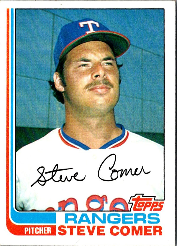 1982 Topps Steve Comer #16