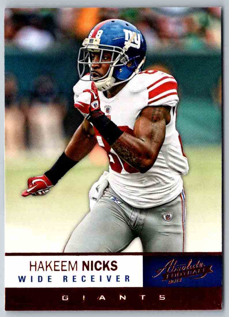 2012 Absolute Hakeem Nicks