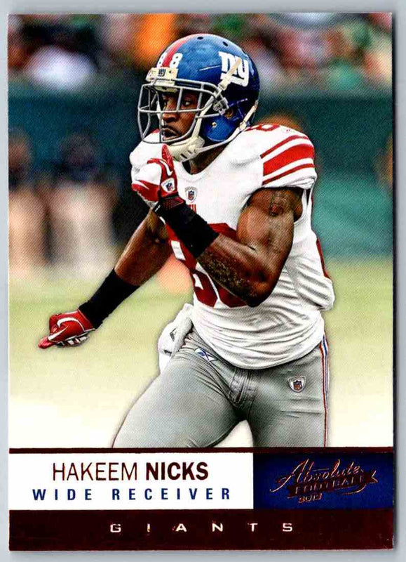 2012 Absolute Hakeem Nicks #67