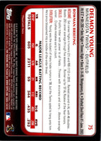 2011 Bowman Delmon Young #75 NM-MT