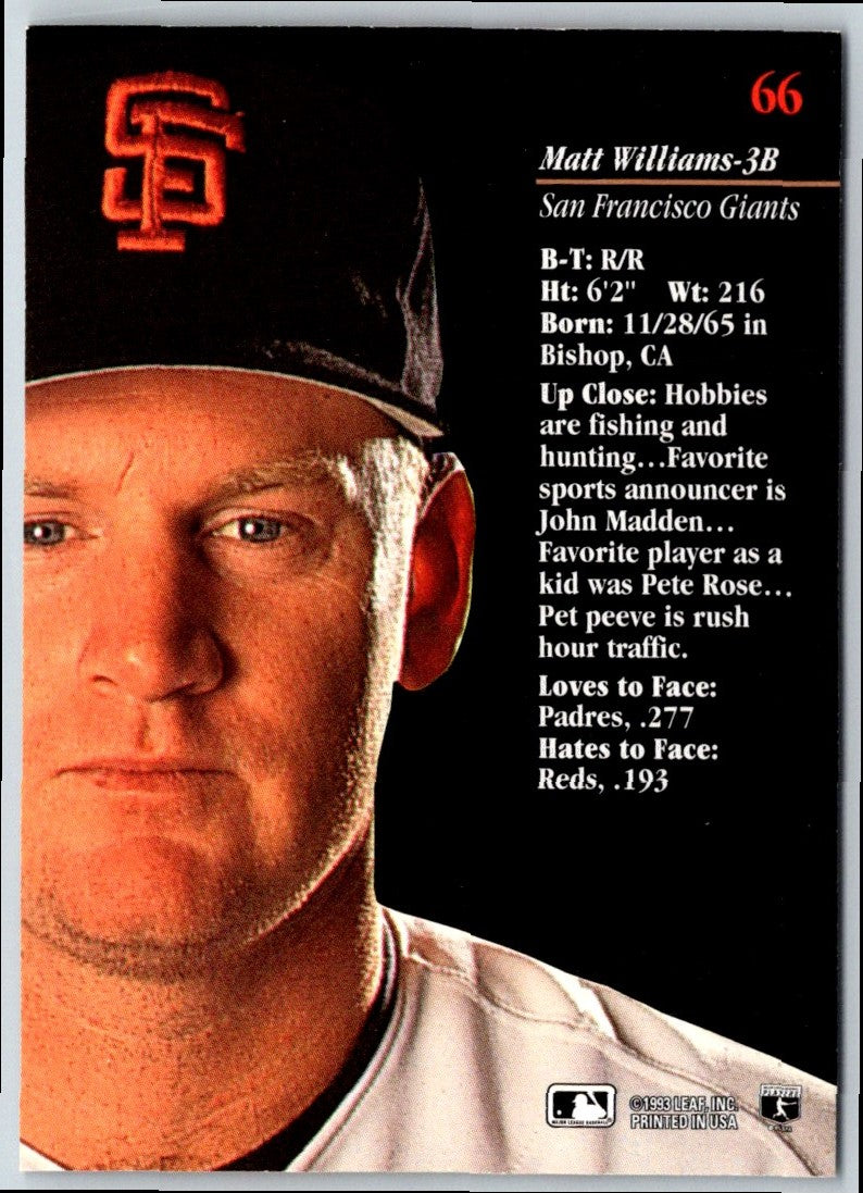 1993 Studio Matt Williams