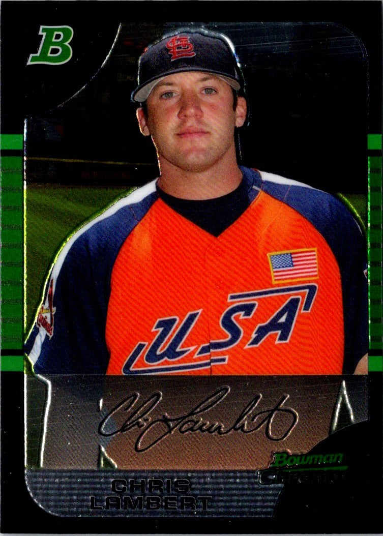 2005 Bowman Chrome Draft Picks & Prospects Chris Lambert