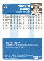 1984 Fleer Howard Bailey #75