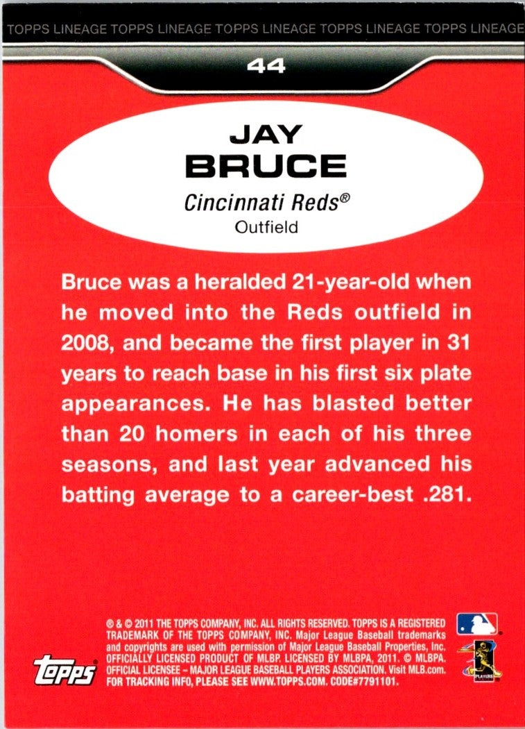 2011 Topps Lineage Jay Bruce