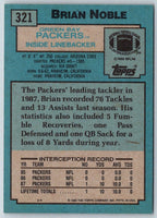 1988 Topps Brian Noble #321 Rookie