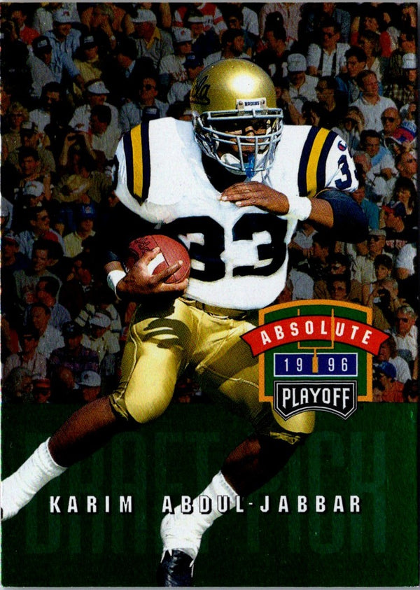 1996 Playoff Absolute Karim Abdul-Jabbar #59 Rookie