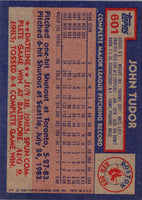1984 Topps John Tudor #601