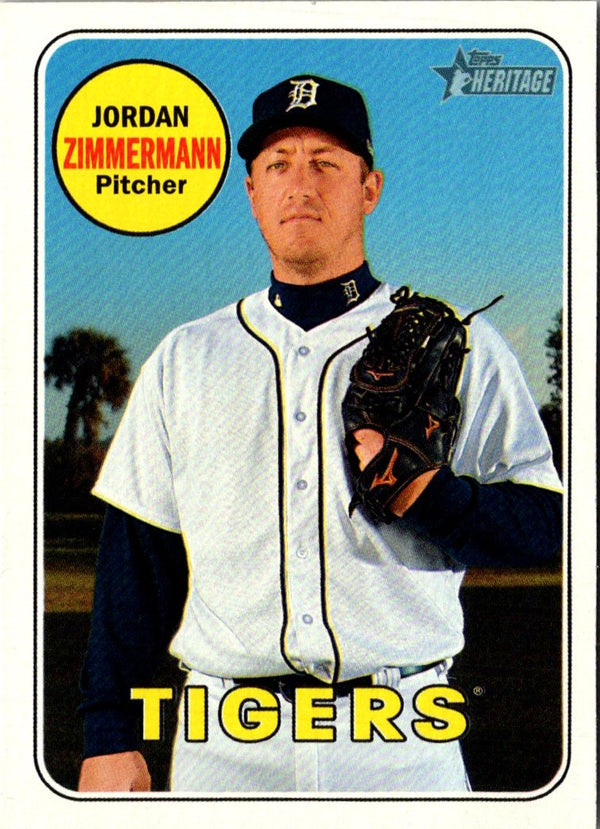 2018 Topps Heritage Jordan Zimmermann #501