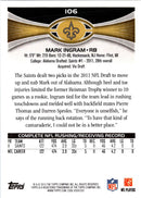 2012 Topps Mark Ingram