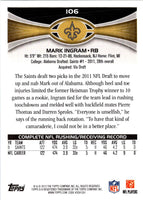 2012 Topps Mark Ingram #106