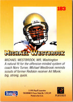 1995 Playoff Prime Michael Westbrook #183 Rookie