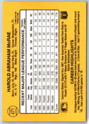 1986 Donruss Hal McRae
