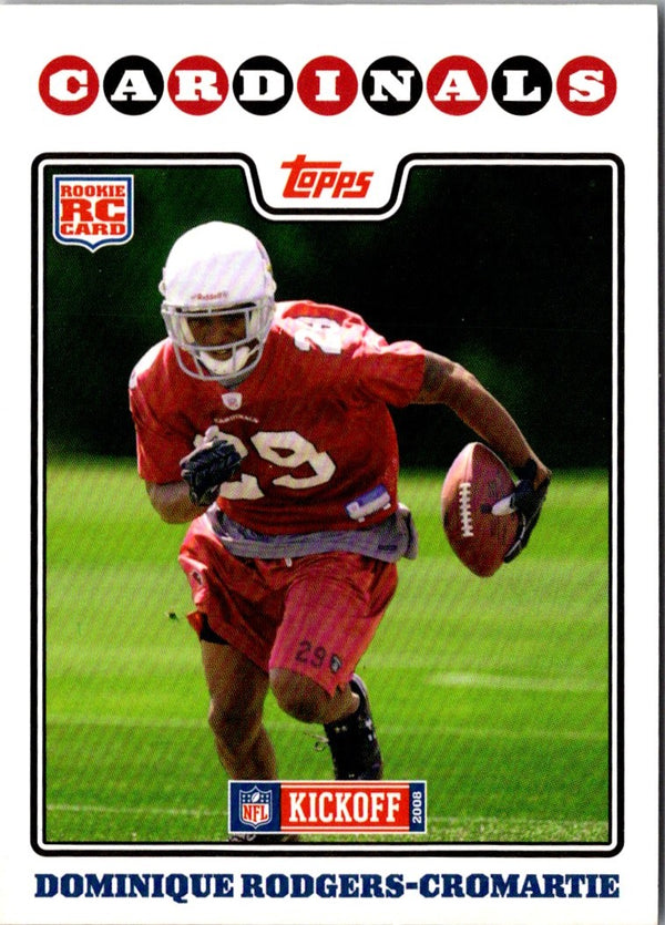 2008 Topps Kickoff Dominique Rodgers-Cromartie #211 Rookie